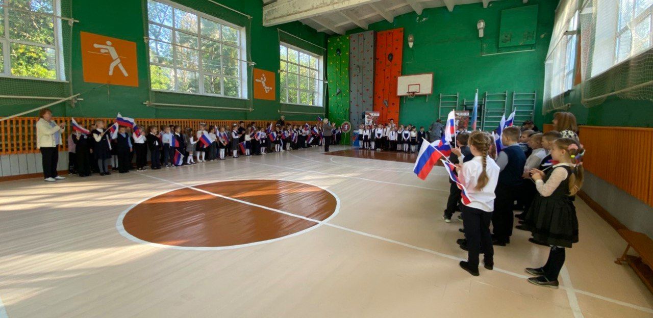 В школе № 3 города Козельска наградили «Класс-команду ГТО».