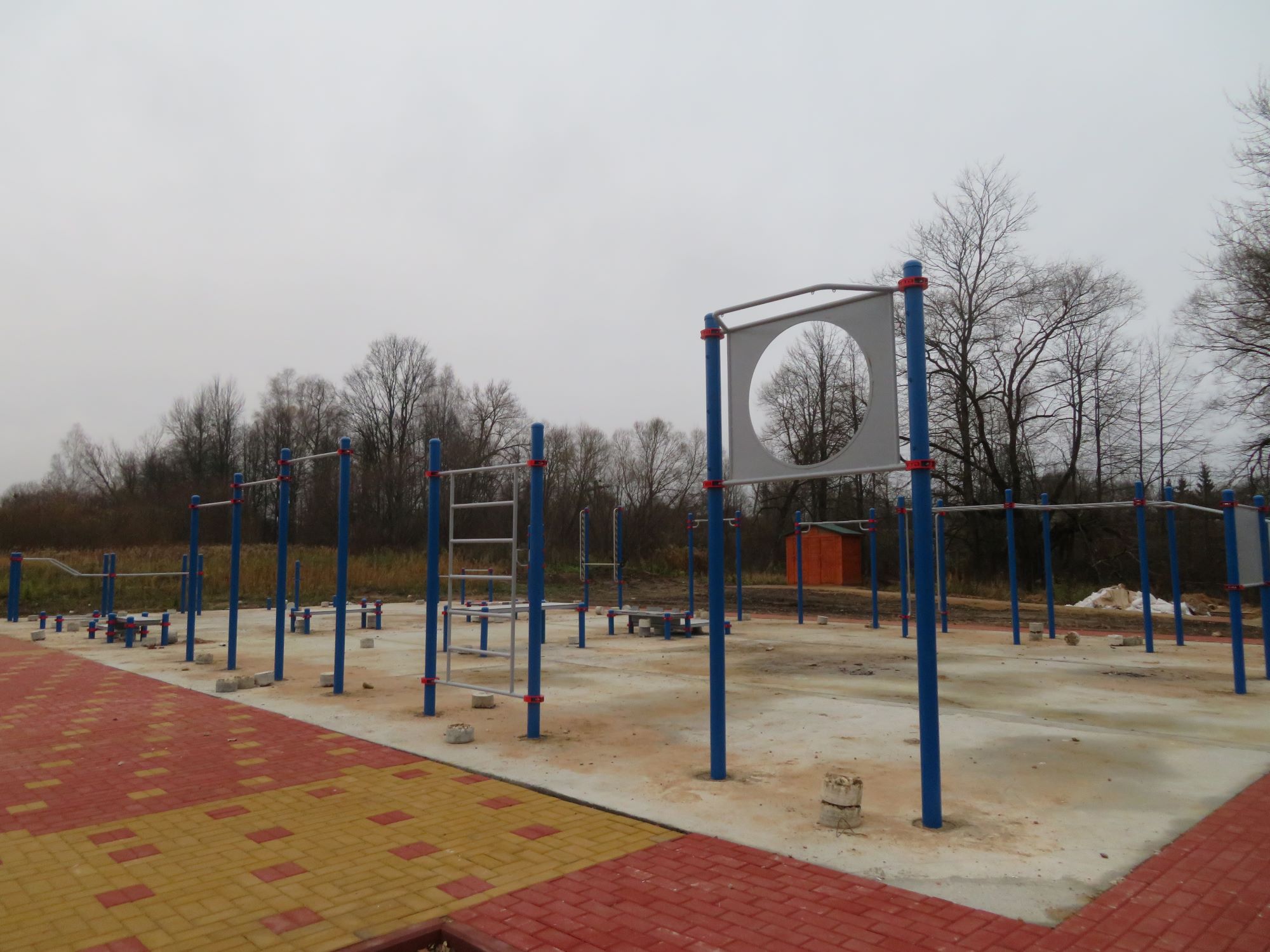 Оборудовали новую площадку для подготовки к выполнению и сдаче норм ГТО..