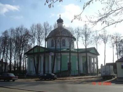 Храм в честь Преображения Господня в городе Спас-Деменск.
